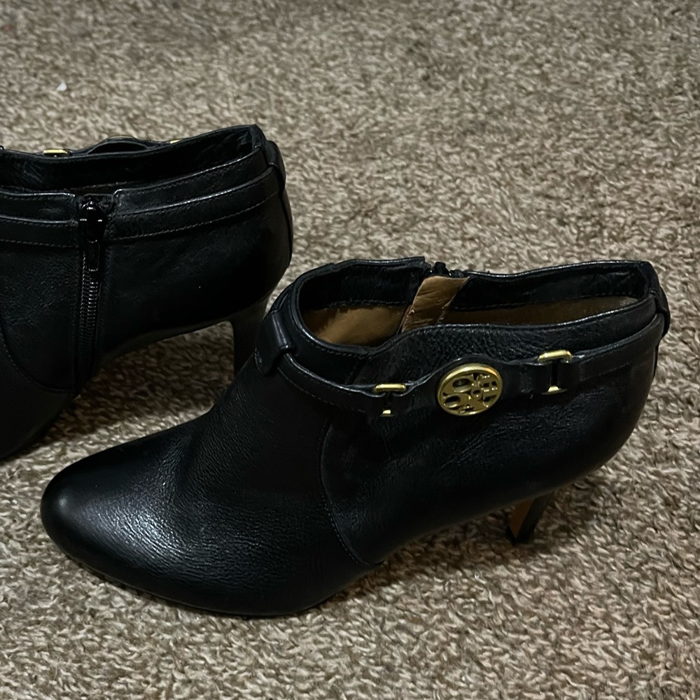 Coach high heel booties